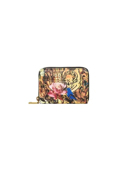 Desigual Peněženka M C Lacroix / sépiová / cappuccino / tmavě hnědá modrá