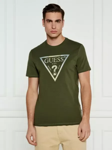 GUESS Tricou kaki