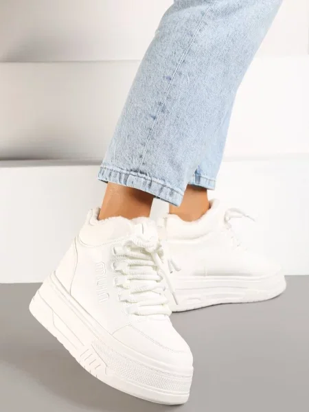 Botine Leavinael albe