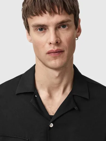 Рубашка Allsaints черная