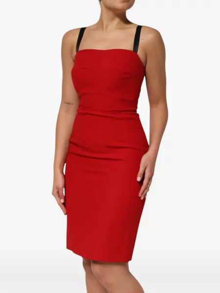 Rochie mini Dolce & Gabbana stretch roșu