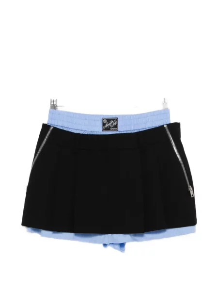 Pantaloni scurți Alexander Wang cu autograf negru