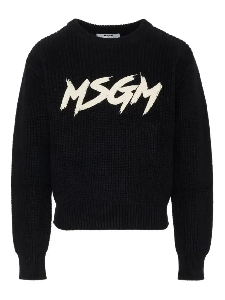 Sweter dziecięcy Msgm czarny