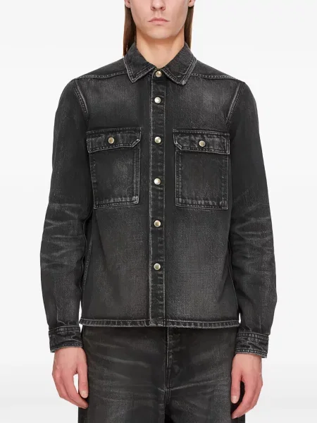 Decupat cămașă Rick Owens Drkshdw negru