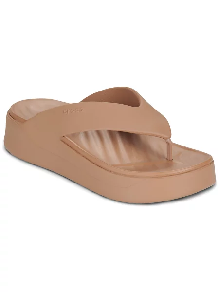 Női flip-flop papucsok Crocs Gateway Platform milk chocolate. Méret: EU barna
