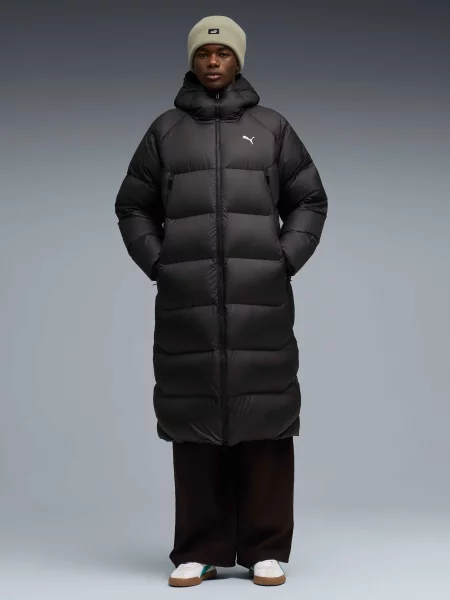 Пуховик PUMA Hooded Down Puffer Coat комбінований верх чорний