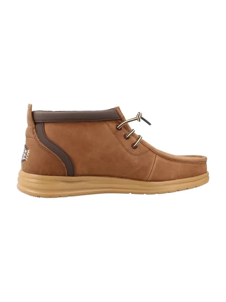 Pantofi Heydude din piele maro