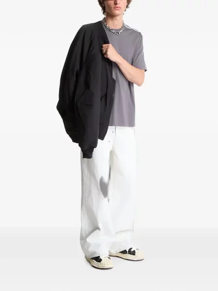 Tricou Y-3 cu dungi gri