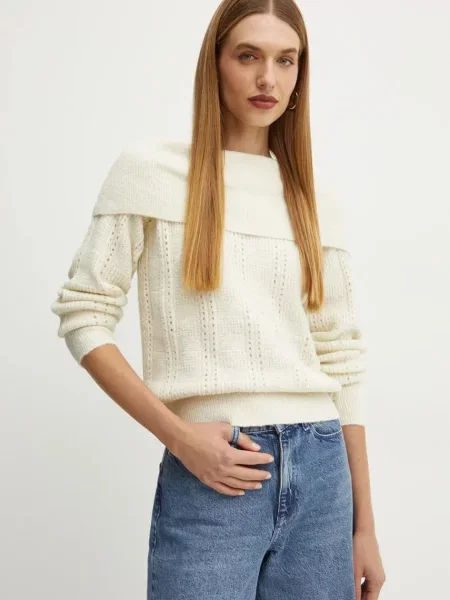 Пуловер Silvian Heach ROJAS дамски бежово