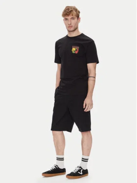 Volcom Šortky z materiálu Strange Tripper černá