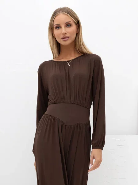 Kombinezon Italy Moda smeđa