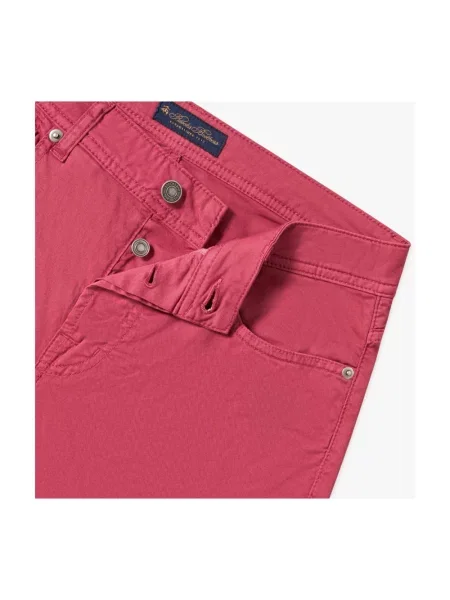 Spodnie Brooks Brothers z 5 kieszeniami czerwone