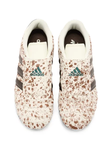 Sneakerși Adidas cu imagine din satin negru