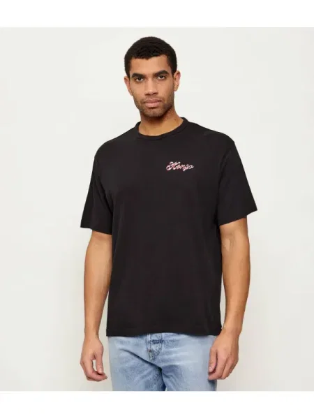Kenzo Tricou Winter Holidays | Oversize fit negru