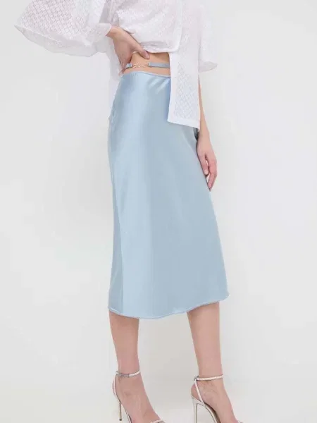 Karl Lagerfeld Fustă karl charm soft skirt albastru