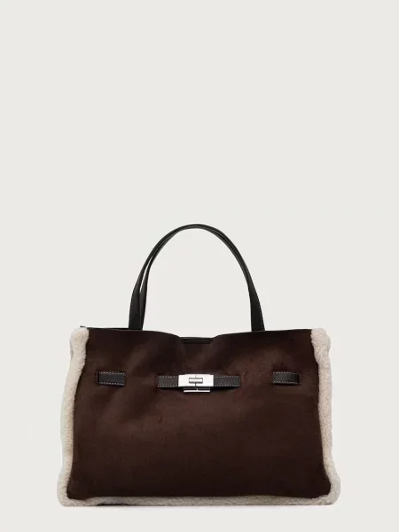 DKNY geantă shopper pentru femei BRYAR maro