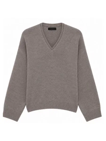 Dzianinowy sweter Fabiana Filippi beżowy