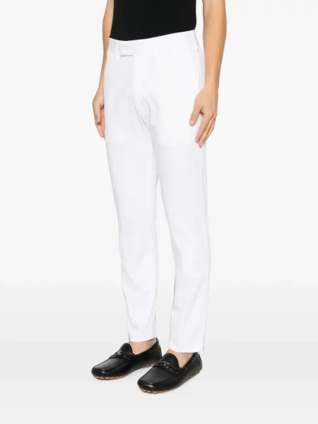 Cu centură pantaloni Tom Ford alb