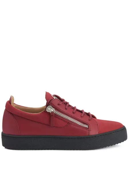 Sneakerși Giuseppe Zanotti Frankie din piele roșu
