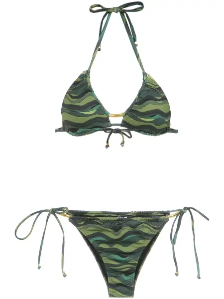 Bikini Amir Slama cu imagine verde