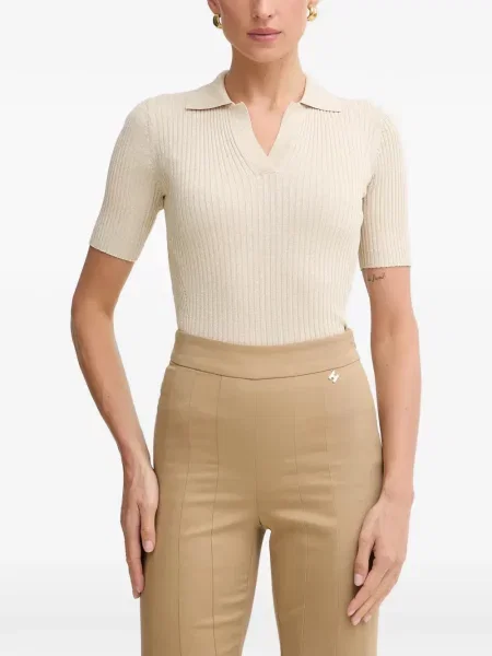 Tricou Fracomina tricotate cu decolteu în V