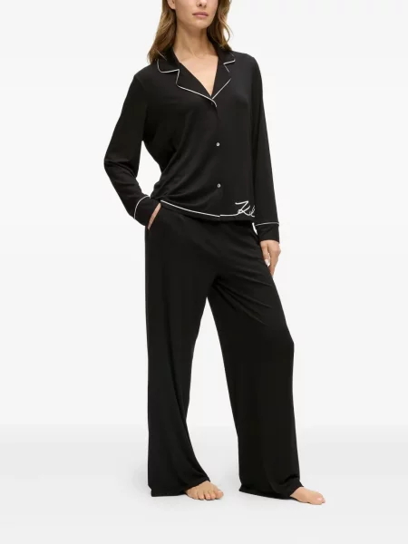 Pijamale Karl Lagerfeld negru