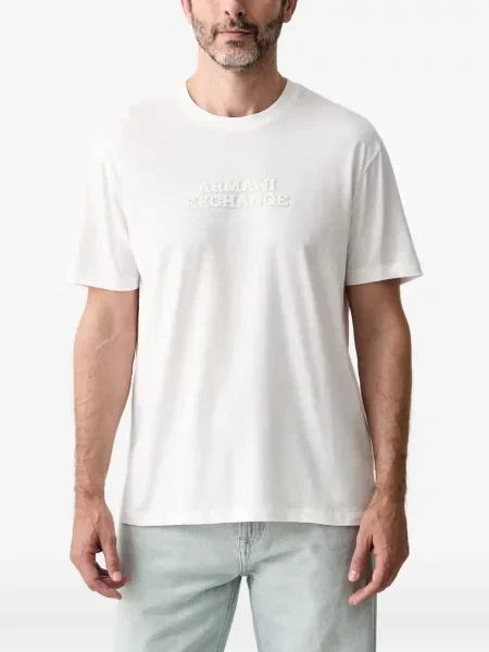 Tricou Armani Exchange alb