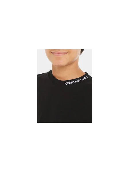 Calvin Klein Jeans Póló Intrasia | Relaxed fit fekete