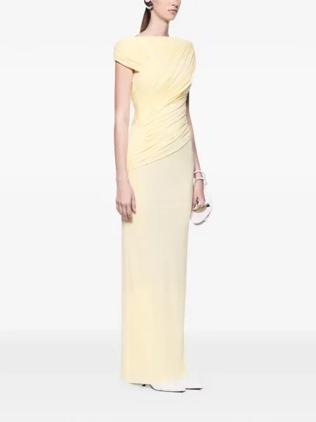 Rochie maxi Chats By C.dam galben