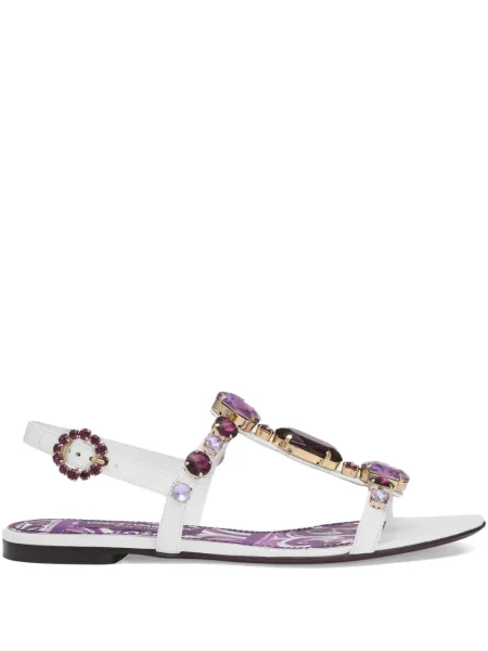 Sandale Dolce & Gabbana alb