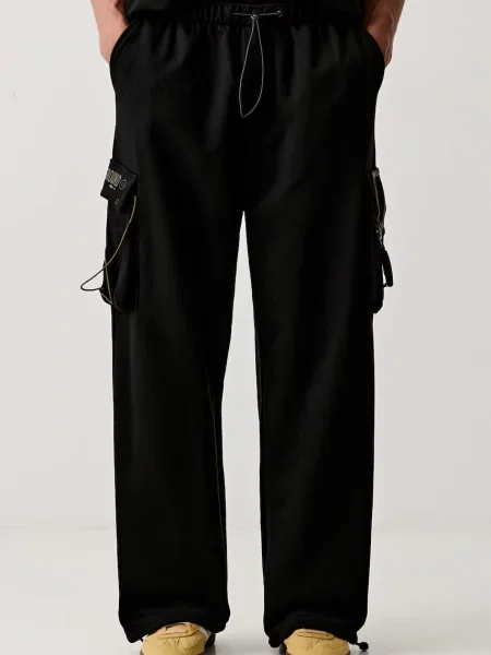 Sprayground pantaloni de trening pentru bărbați din negru