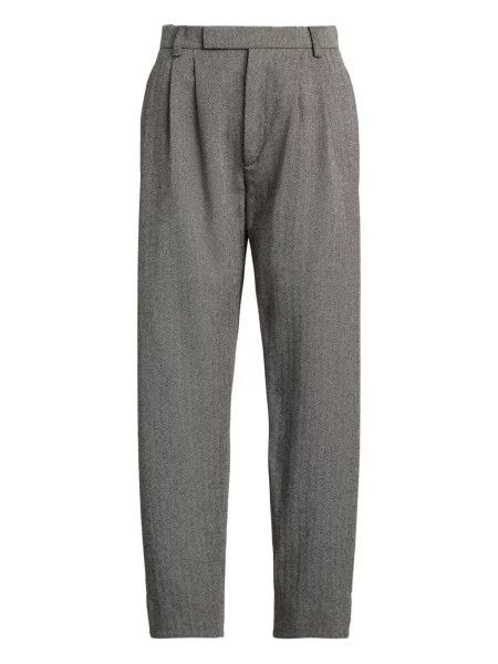 Pantaloni Ralph Lauren Collection plisate gri