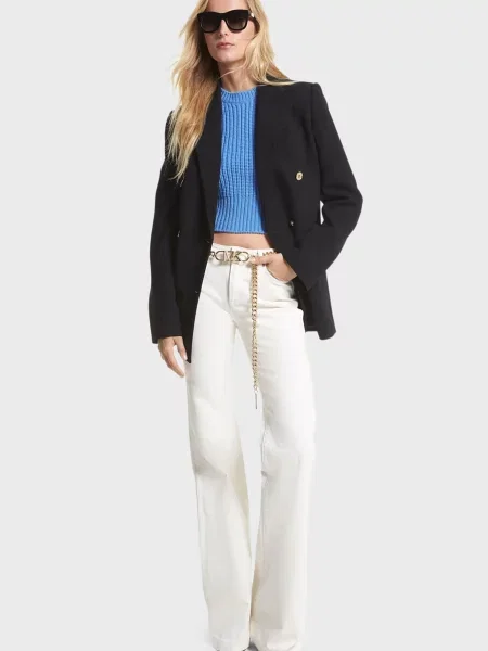 Джинсы клеш Michael Kors белые