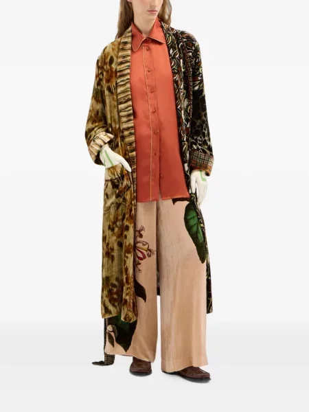 Pantaloni Pierre-louis Mascia cu model floral cu imagine