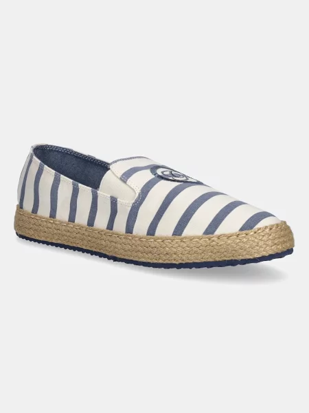 Gant espadrile Raffiaville bej alb
