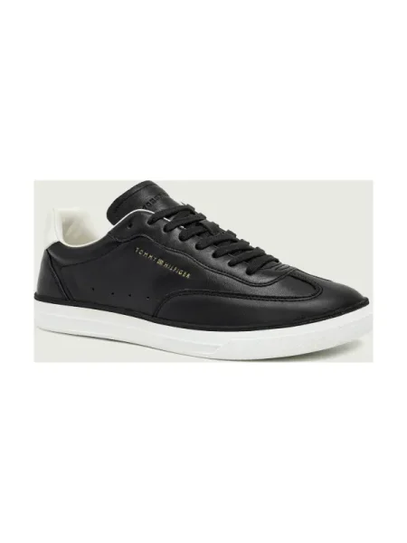 Tommy Hilfiger Teniși din piele negru