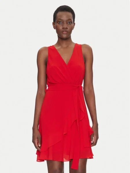 Morgan rochie ROSVAL rosu mini drept ROSVAL roșu