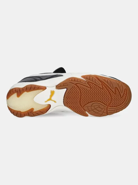 Кожаные кроссовки Puma черные