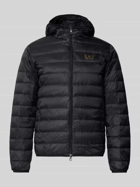 Kompaktowa kurtka puchowa Emporio Armani Ea7 czarna