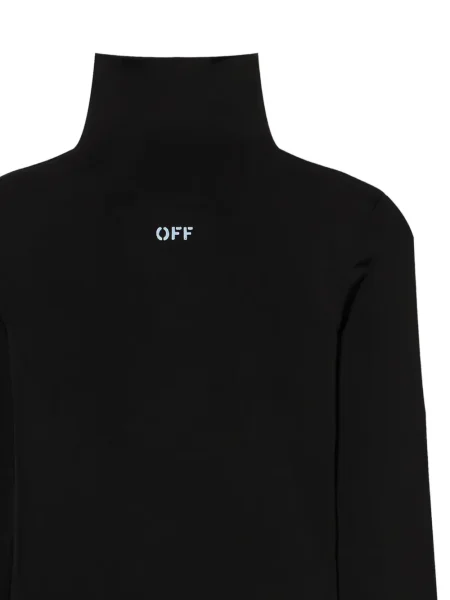 Pulover Off-white lung alb