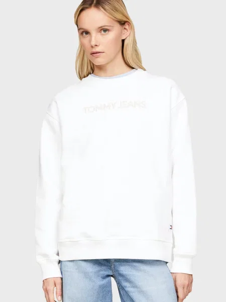 Класичний світшот Tommy Jeans білий