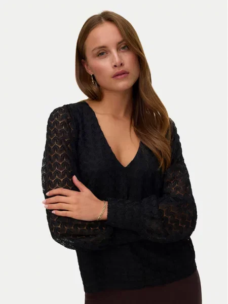 Πουκάμισο Vero Moda μαύρο