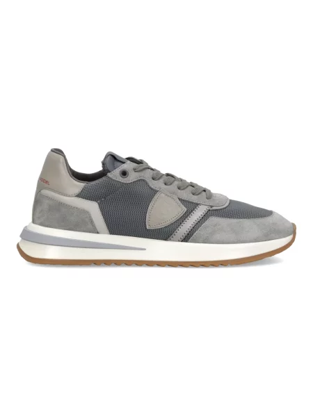 Buty do biegania Philippe Model skórzane do biegania szare