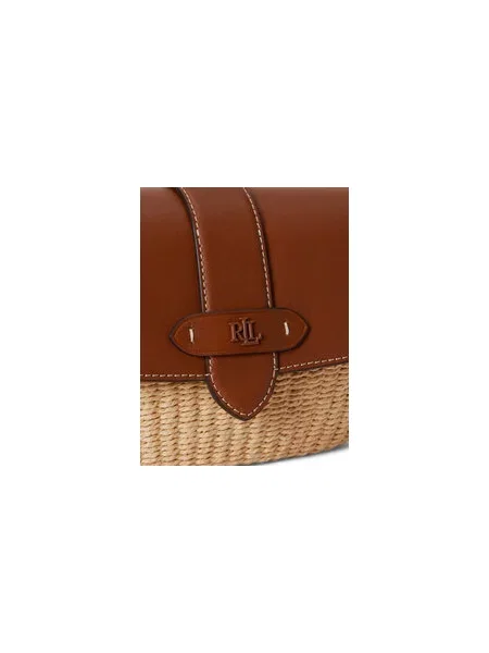 Lauren Ralph Lauren Torba za čez ramo bež rjava