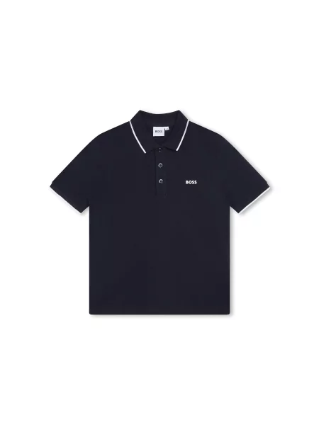 Boss Polo marškinėliai D Tamsiai Regular Fit mėlyna