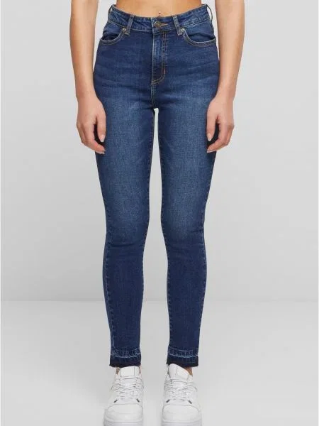 Skinny fit džínsy Urban Classics modrá