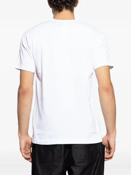 Tricou Comme Des Garçons Shirt cu imagine alb