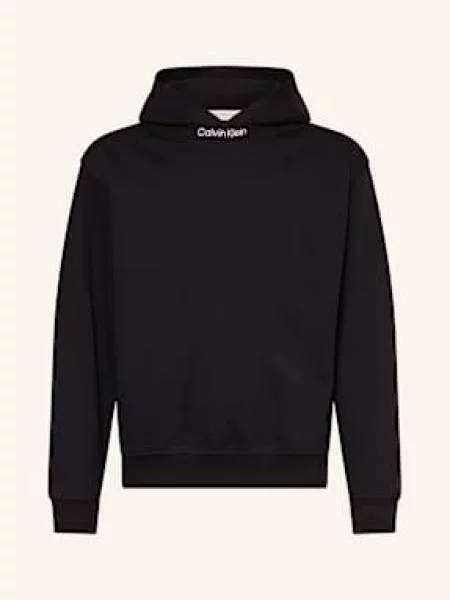 Calvin Klein Jeans Mikina Embro Logo D Černá bílé