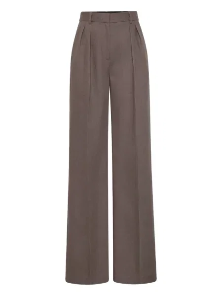 Spodnie Rebecca Vallance plisowane brązowe
