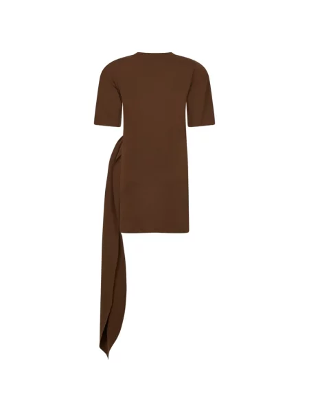 Rochie mini Giuseppe Di Morabito scurtă de costum maro